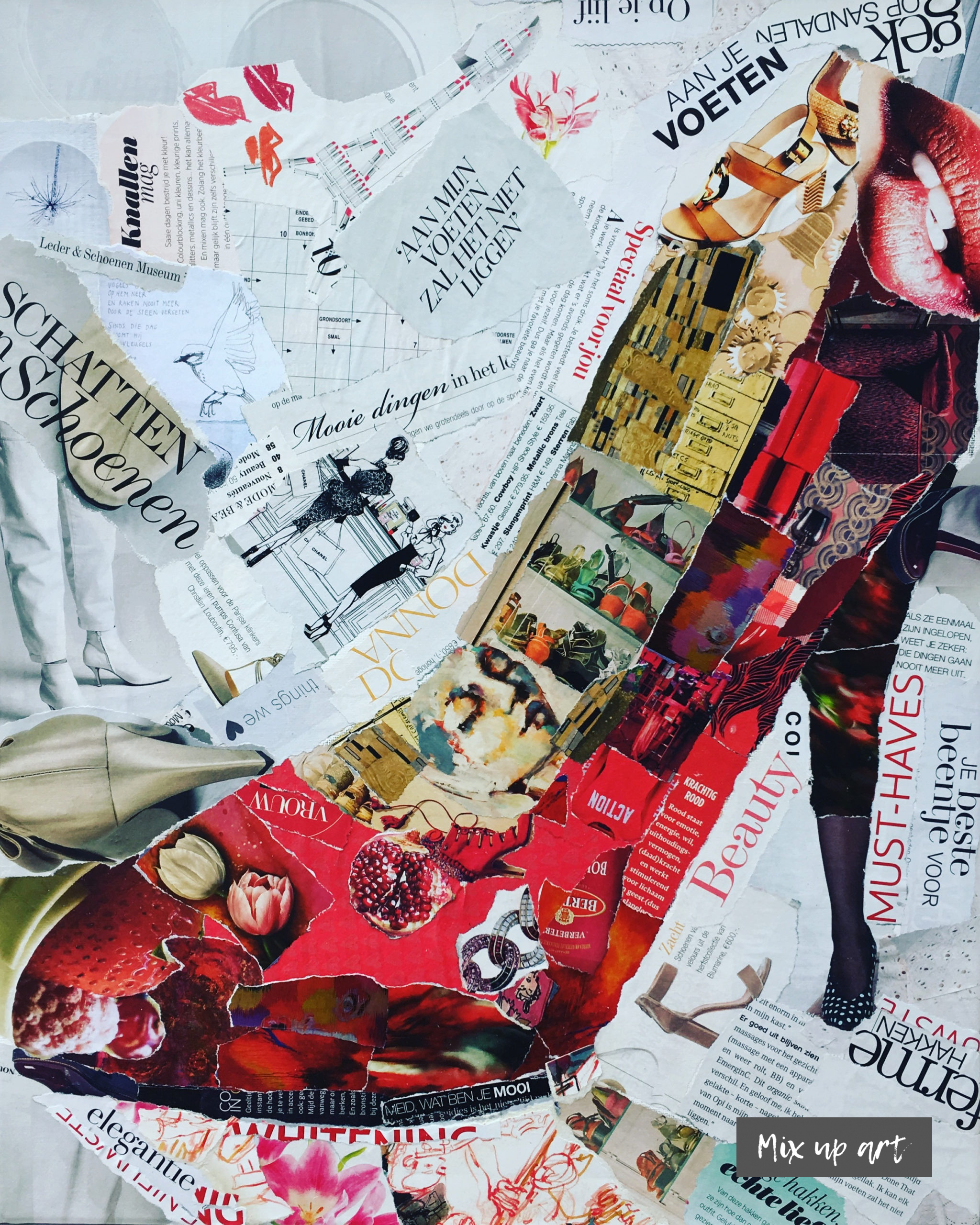Elegance Elegance - Collage (40 x 50) - Verkocht