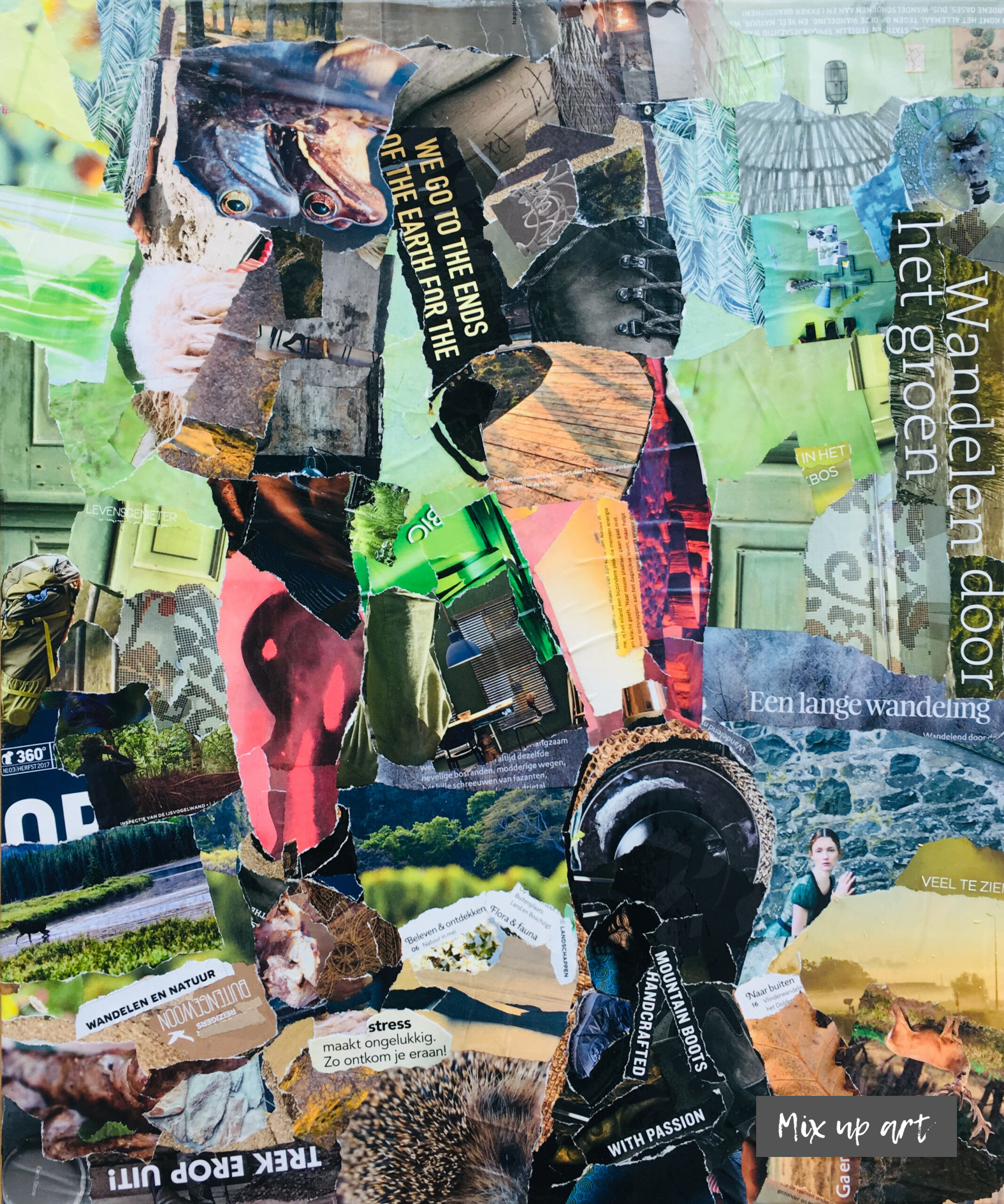 Erop uit Erop uit- € 650,- Collage (50 x 60)