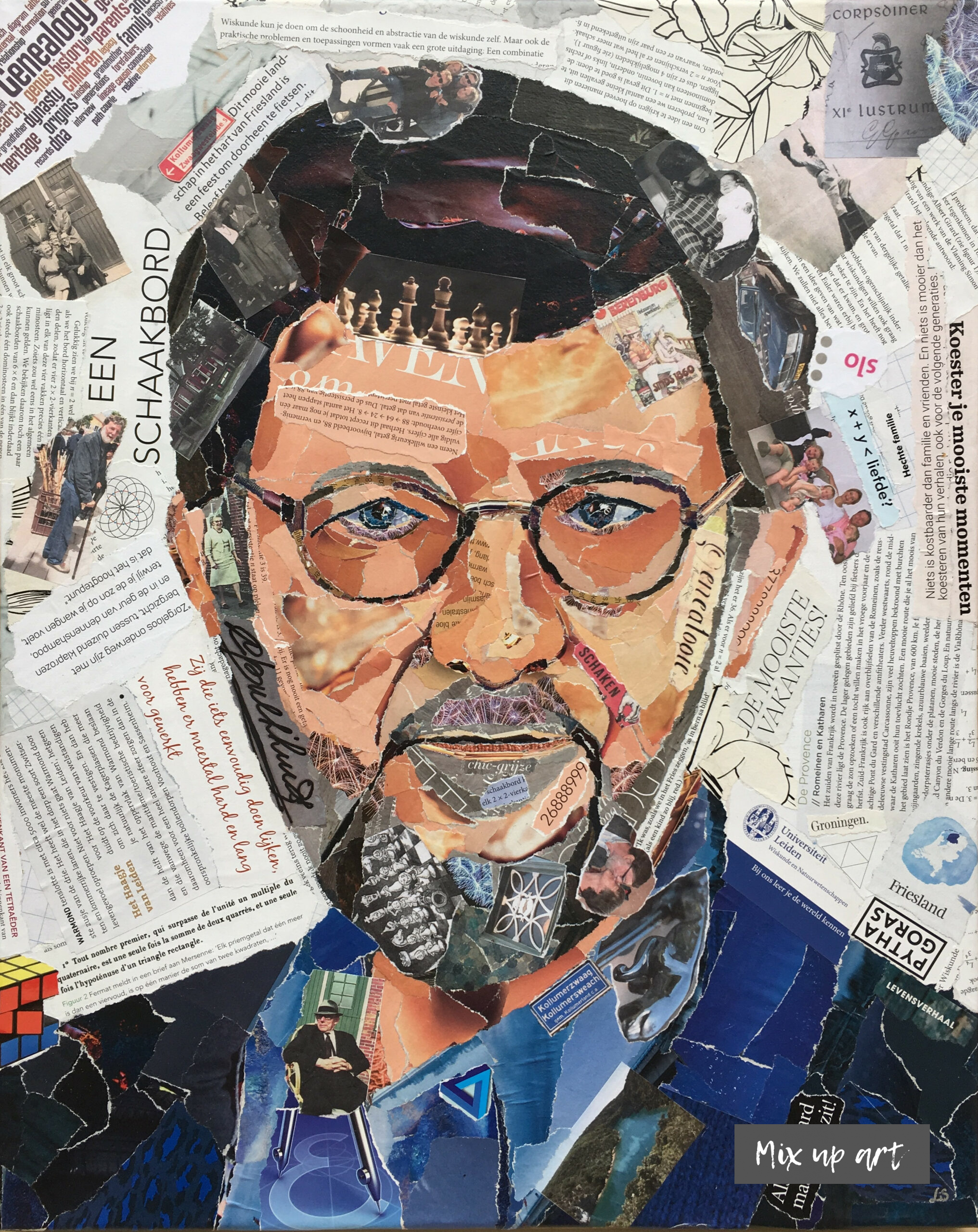 Gerben Gerben - In opdracht - Collage (40 x 50)