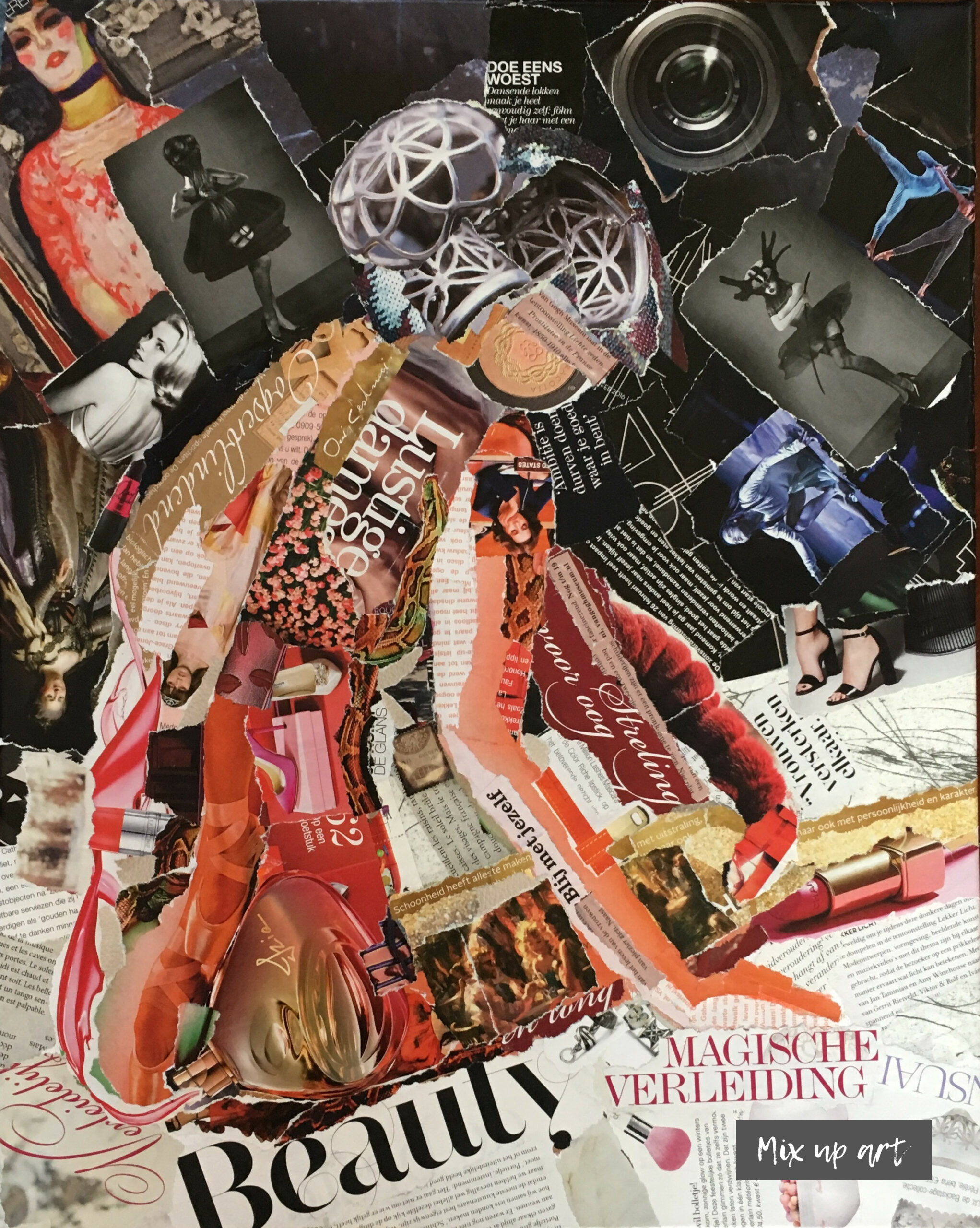 Magische verleiding Magische verleiding - €500,- / Collage (40 x 50)