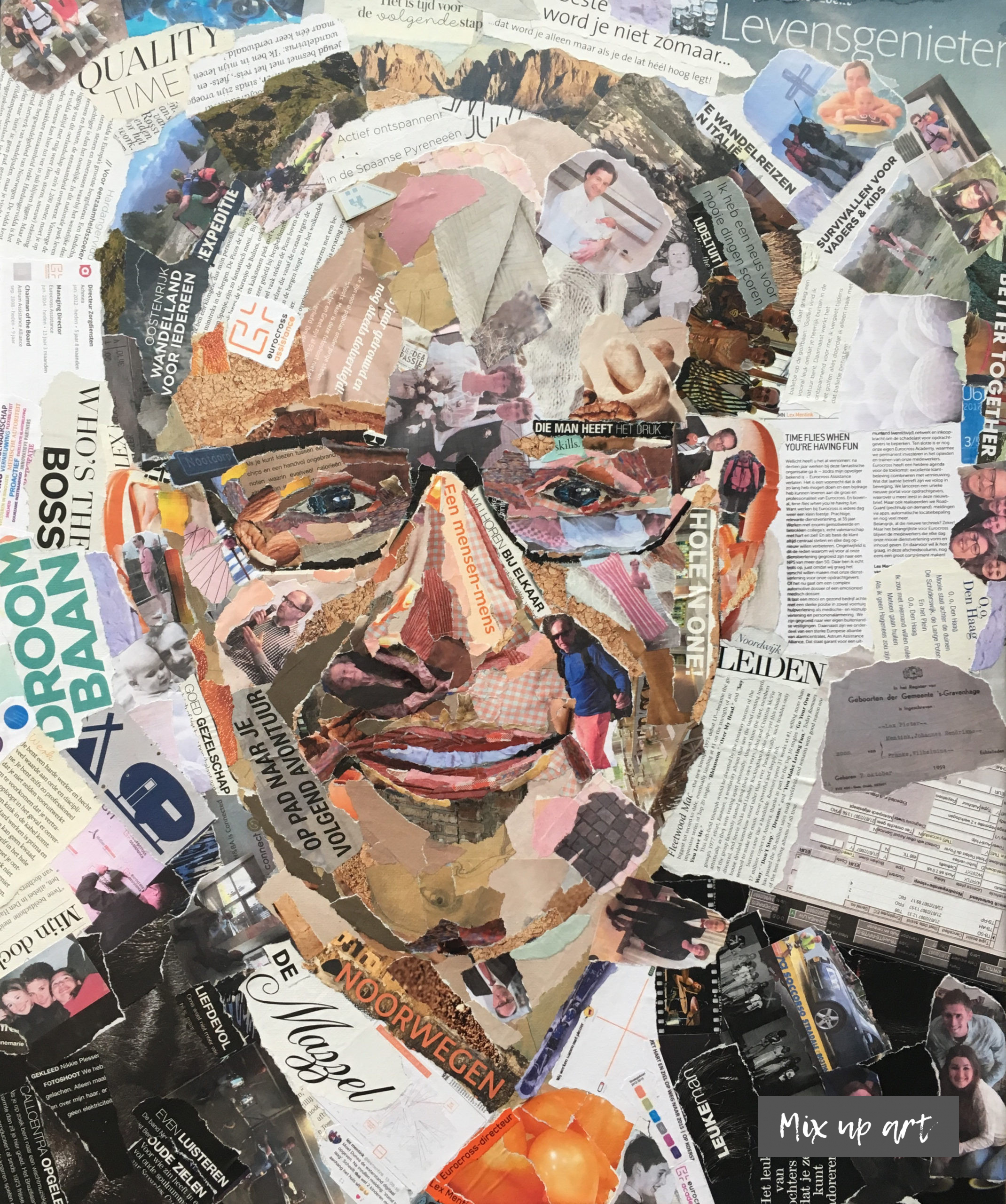 Lex Lex - In opdracht / Collage (50 x 60)