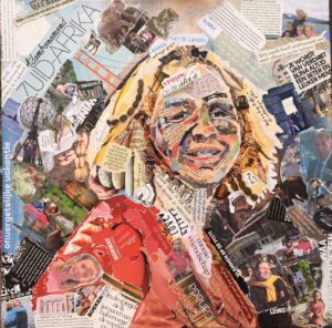 Irene - In opdracht - Collage (50 x 50)
