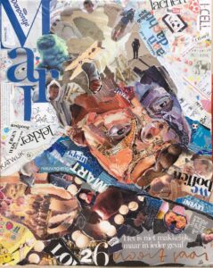 Irene - In opdracht - Collage (50 x 50)