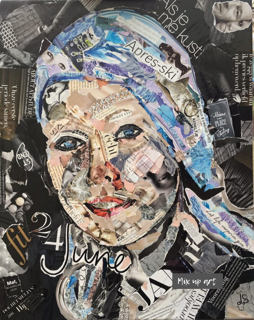 Nikolien - In opdracht - Collage (40 x 50)