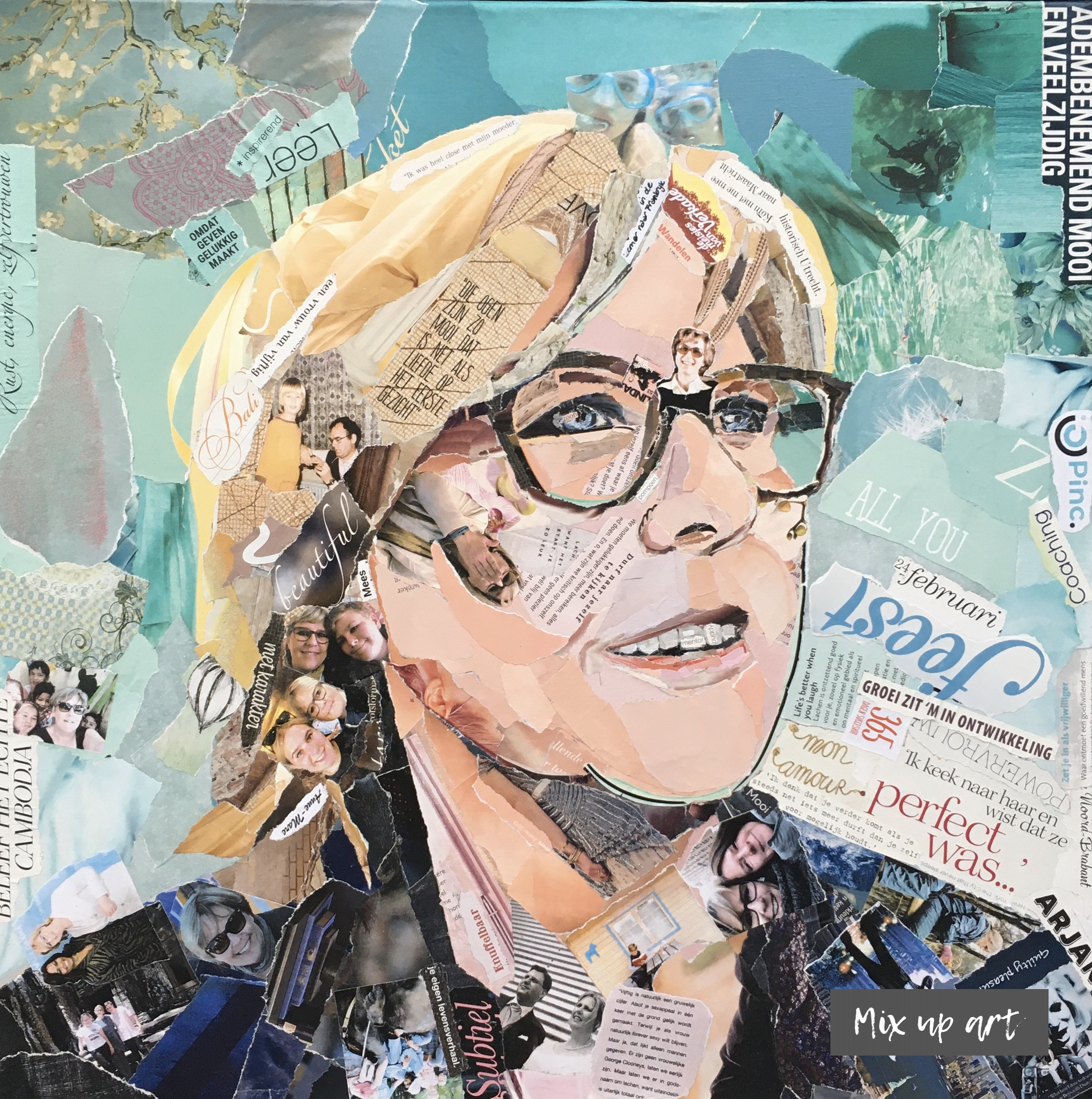 Reina Reina - In opdracht - Collage (50 x 50)