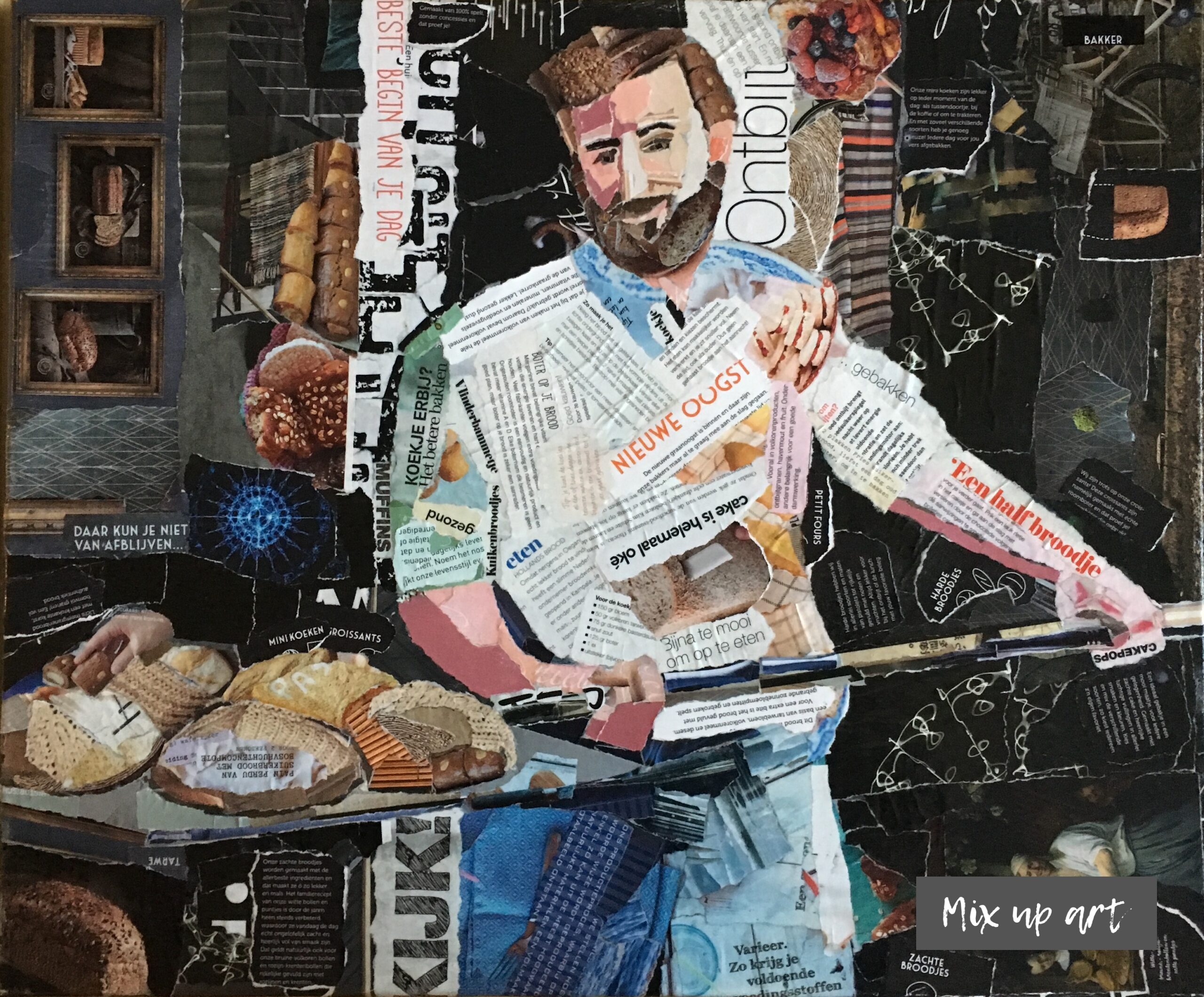 Vers uit de oven - € 650,- Collage (50 x 60)