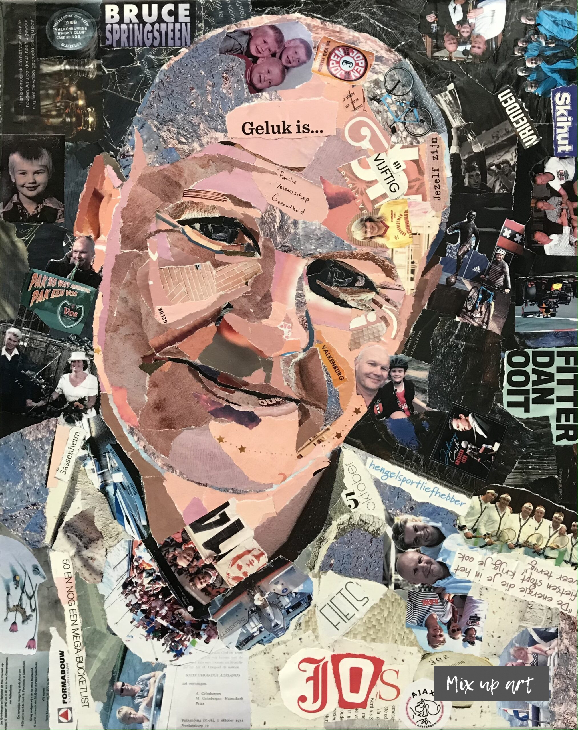 Jos Jos - In opdracht - Collage (40 x 50)