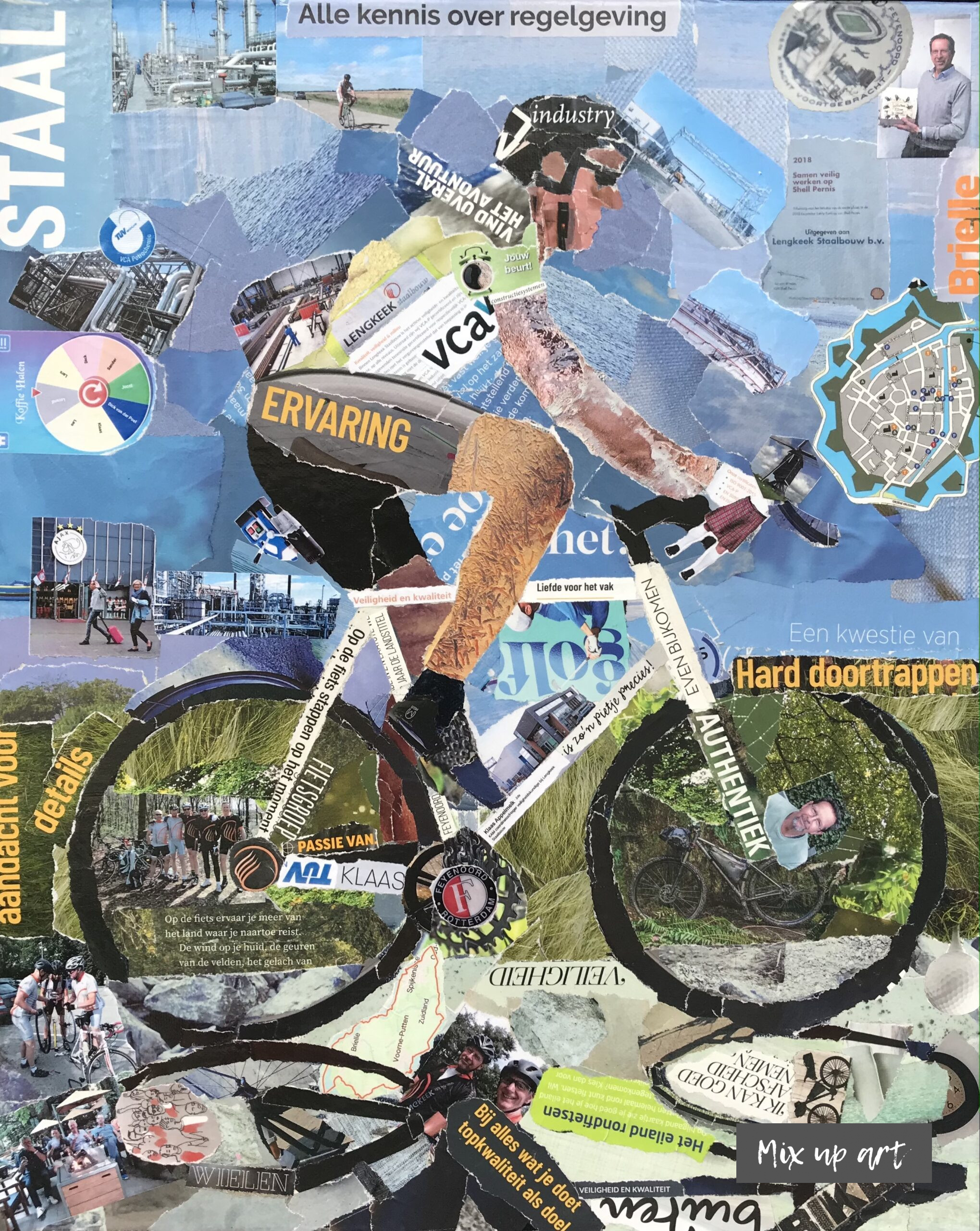 Klaas Klaas - In opdracht - Collage (40 x 50)