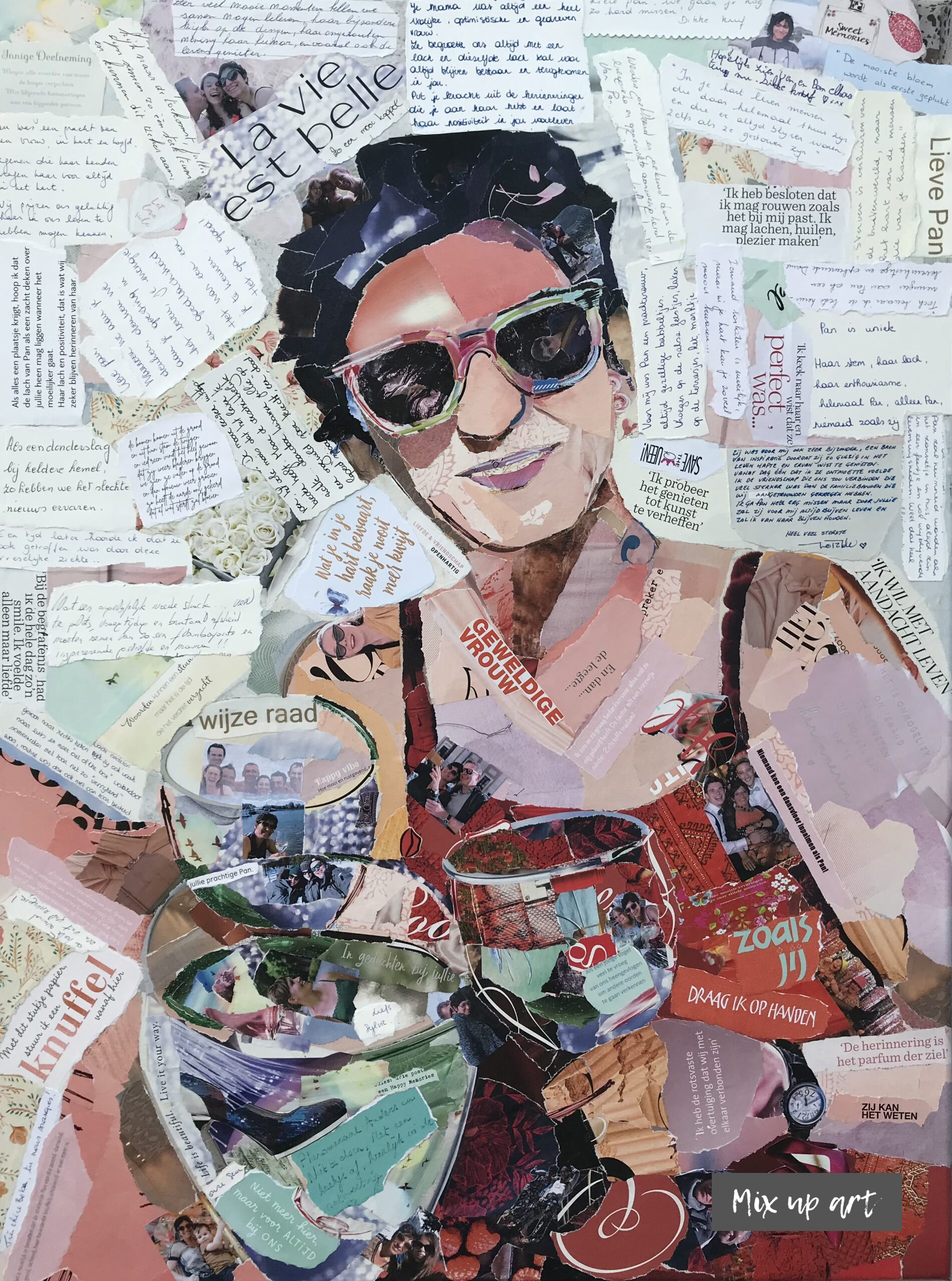 Pan Pan - In opdracht - Collage (60 x 80)