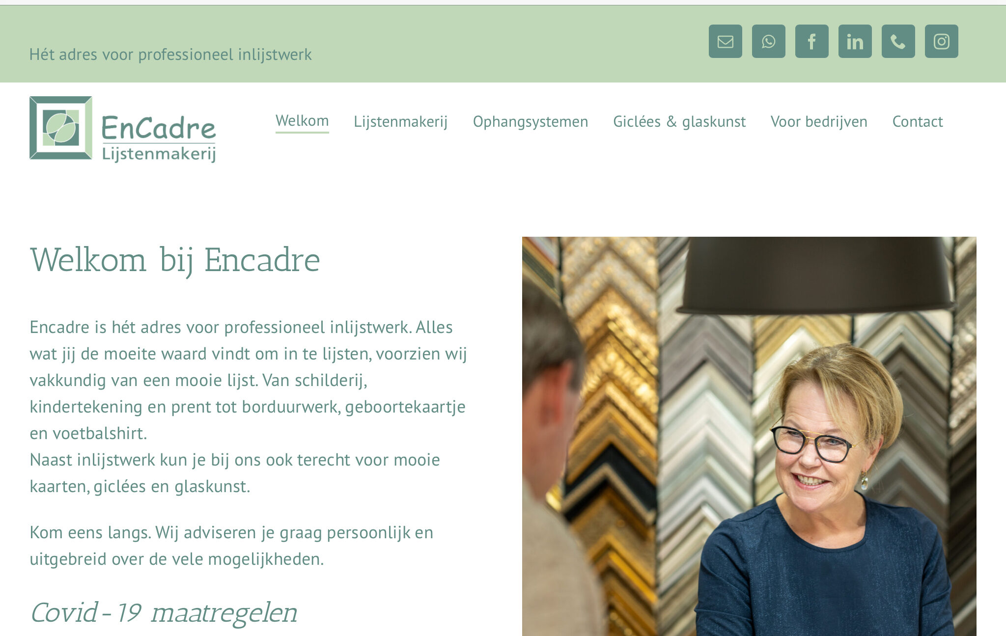 portfolio Encadre Website Encadre