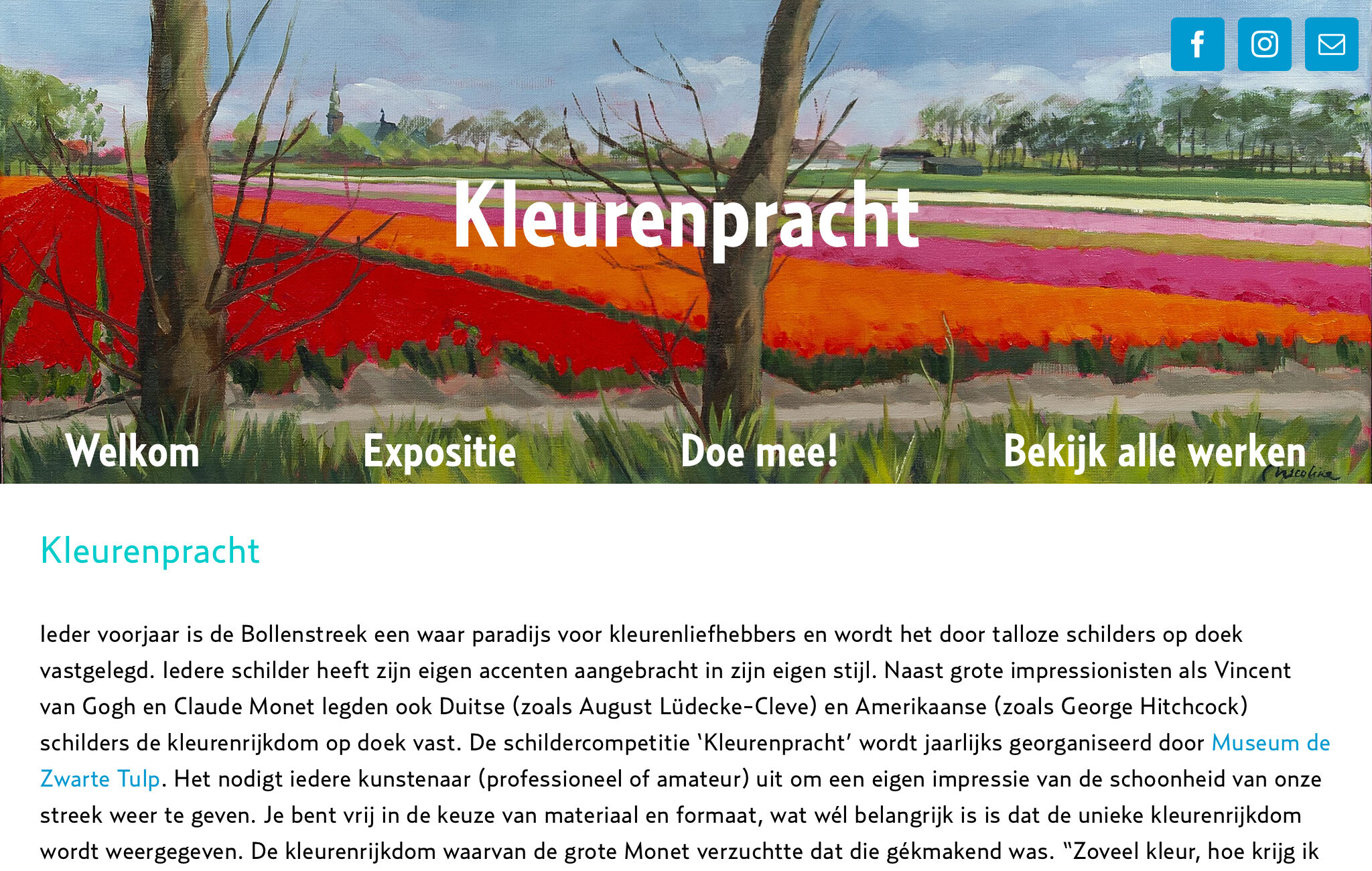 portfolio Kleurenpracht Website Kleurenpracht