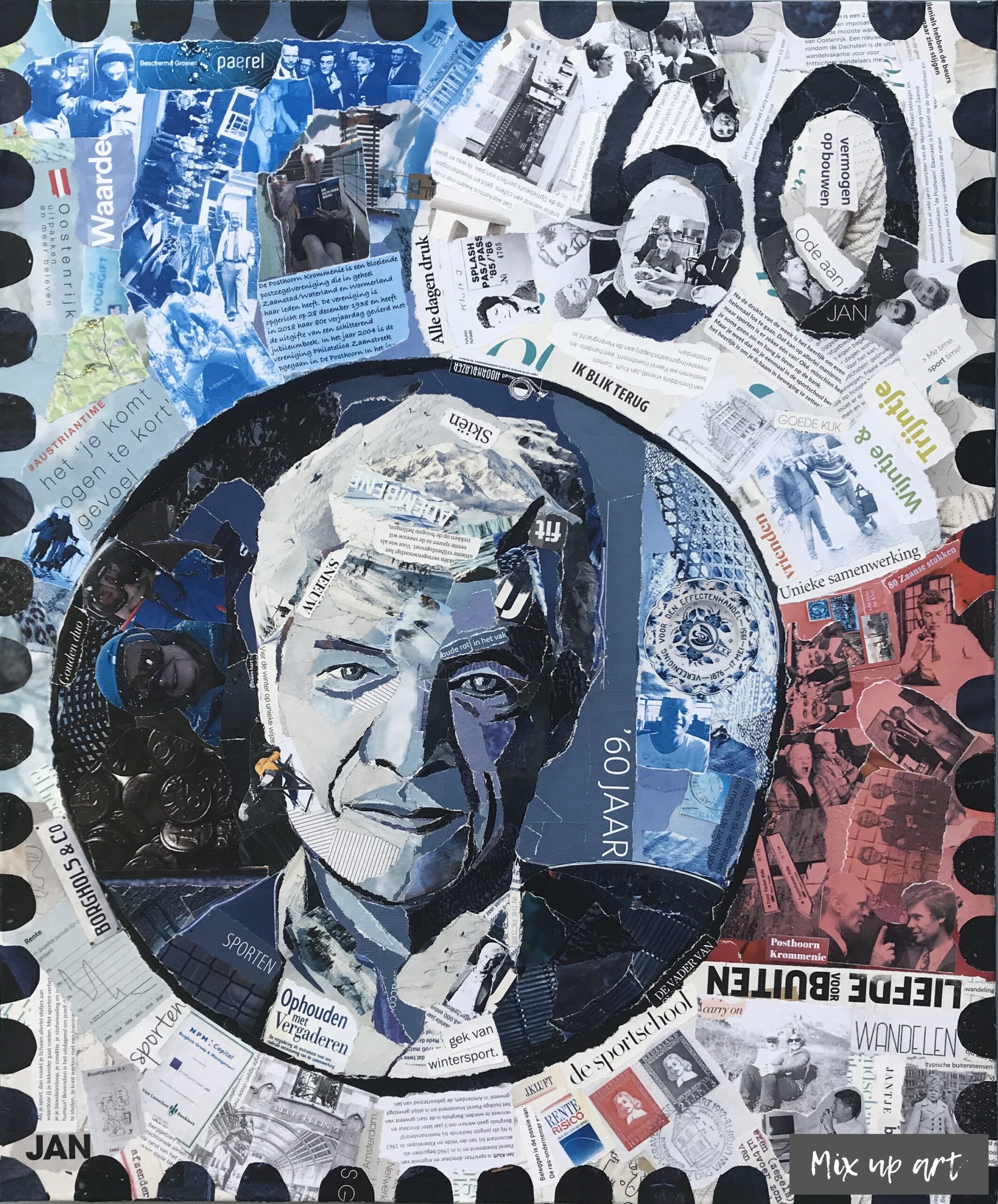 Jan Jan - In opdracht - Collage (50 x 60)