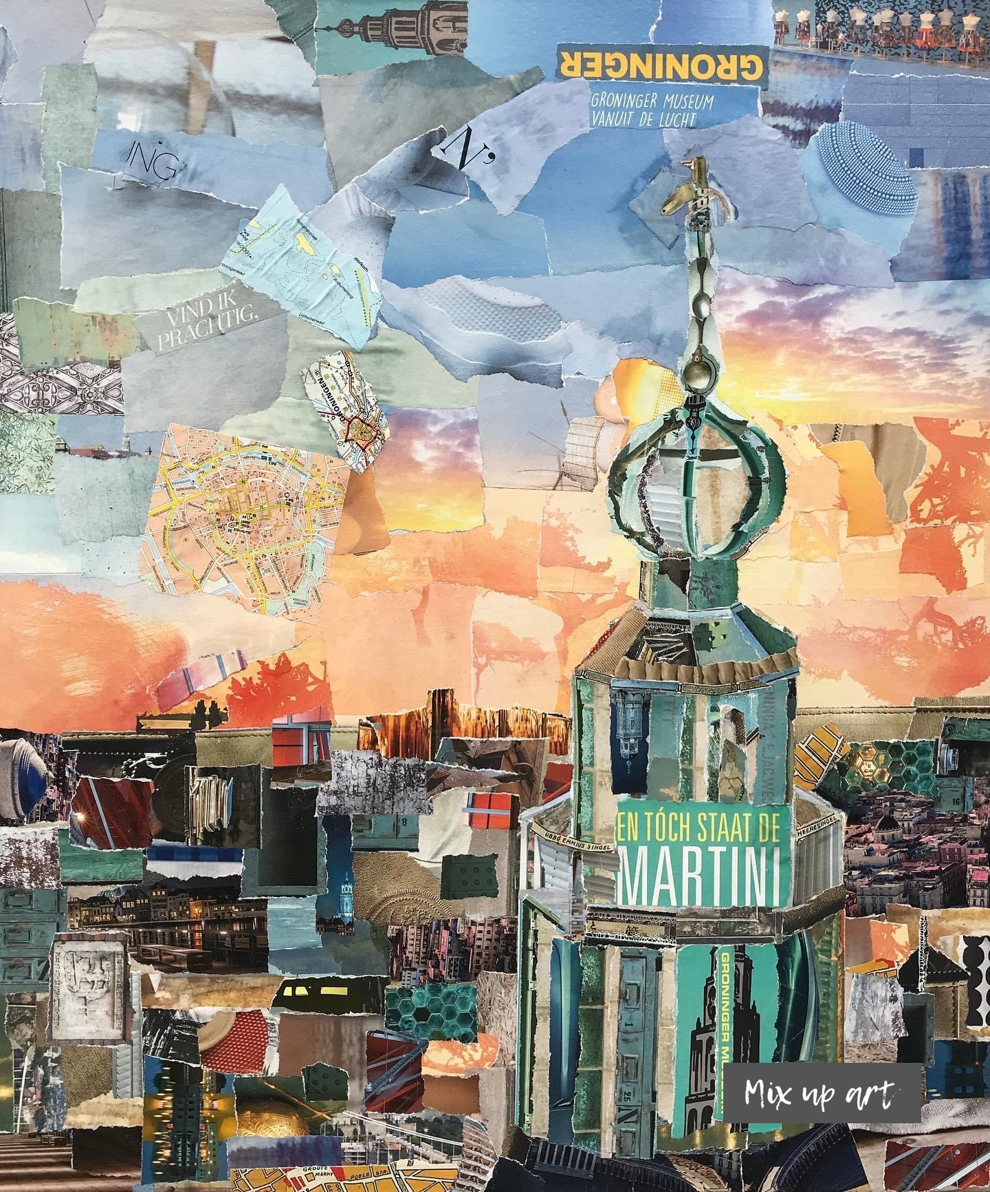 Groningen Groningen - € 650,- Collage (50 x 60)