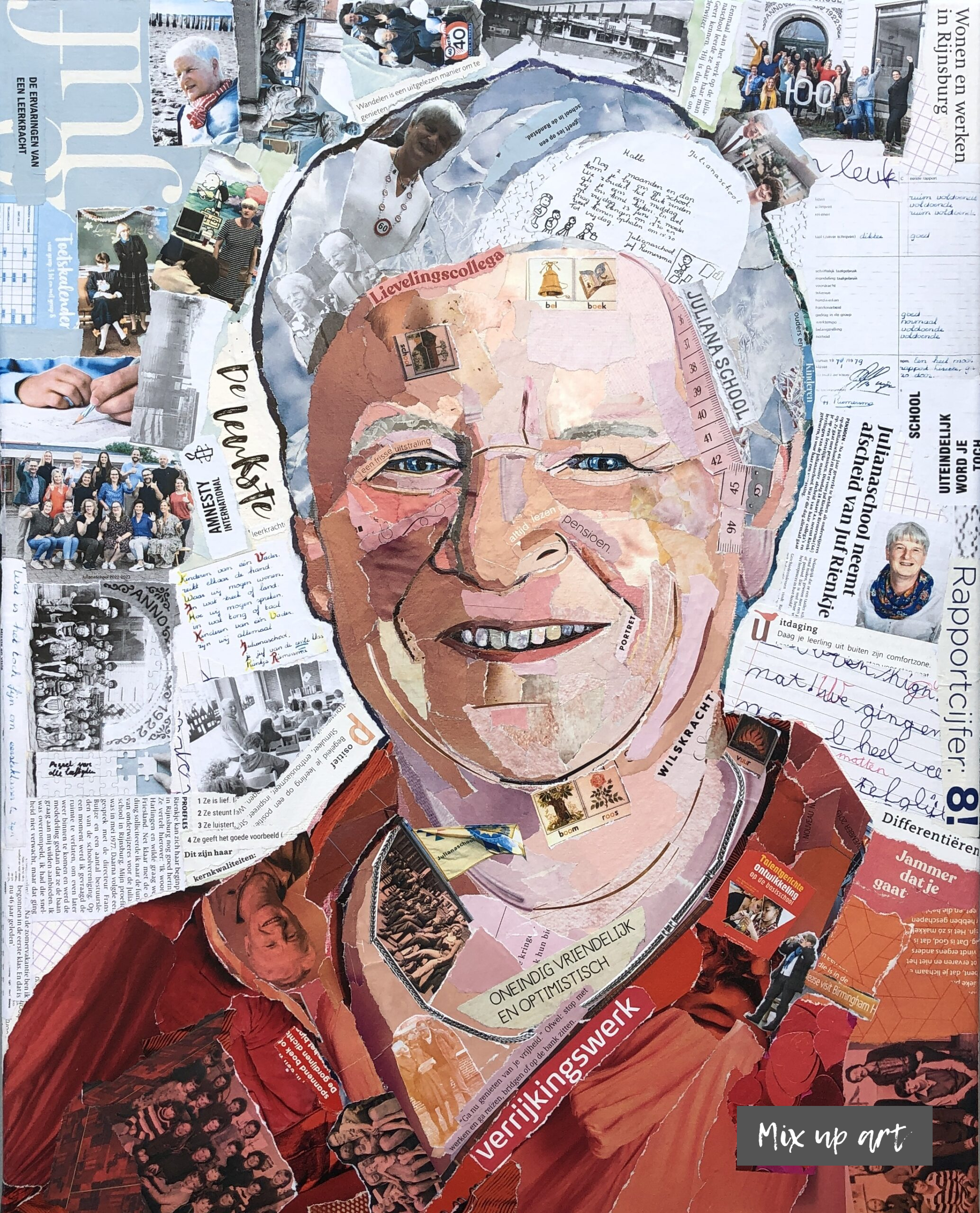 Rienkje Rienkje - In opdracht - Collage (40 x 50)