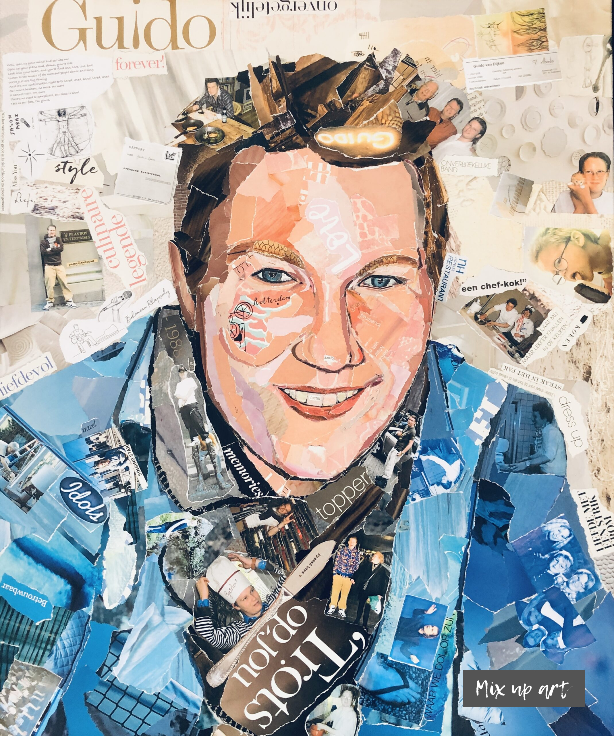 Guido Guido - In opdracht - Collage (50 x 60)