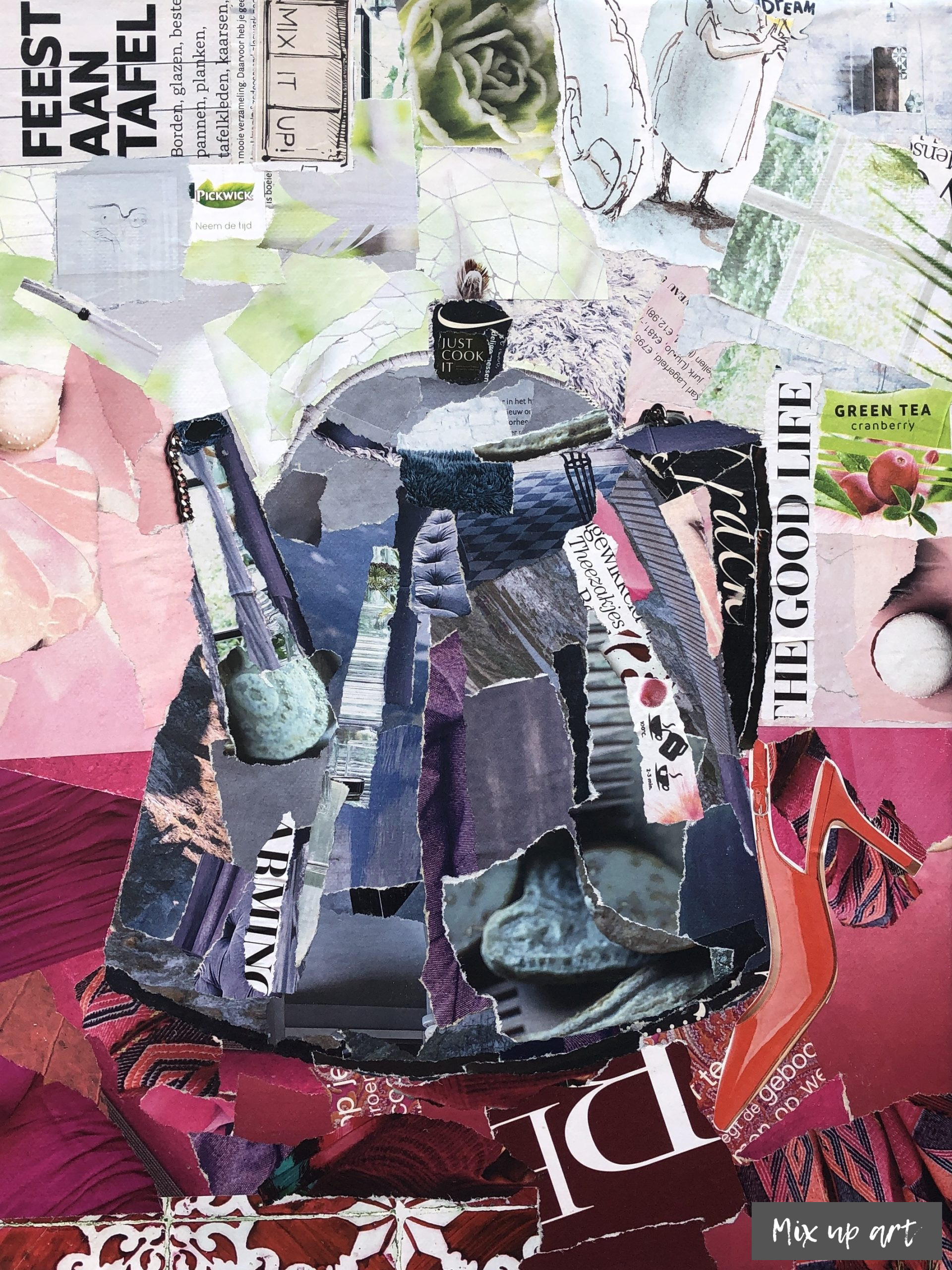 Tea time Tea time - € 375,- Collage (30 x 40)