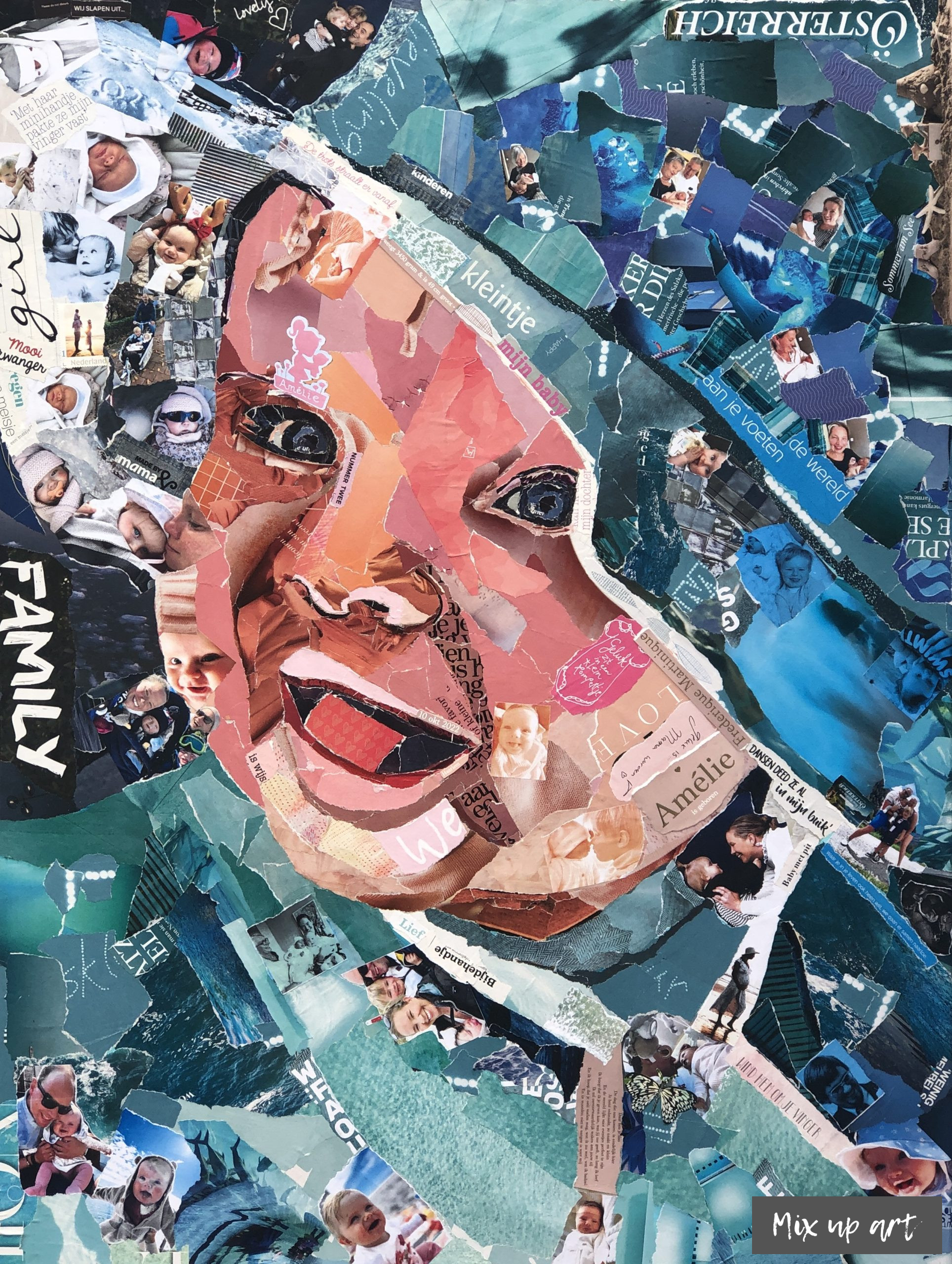 Amélie Amélie - In opdracht - Collage (60 x 80)