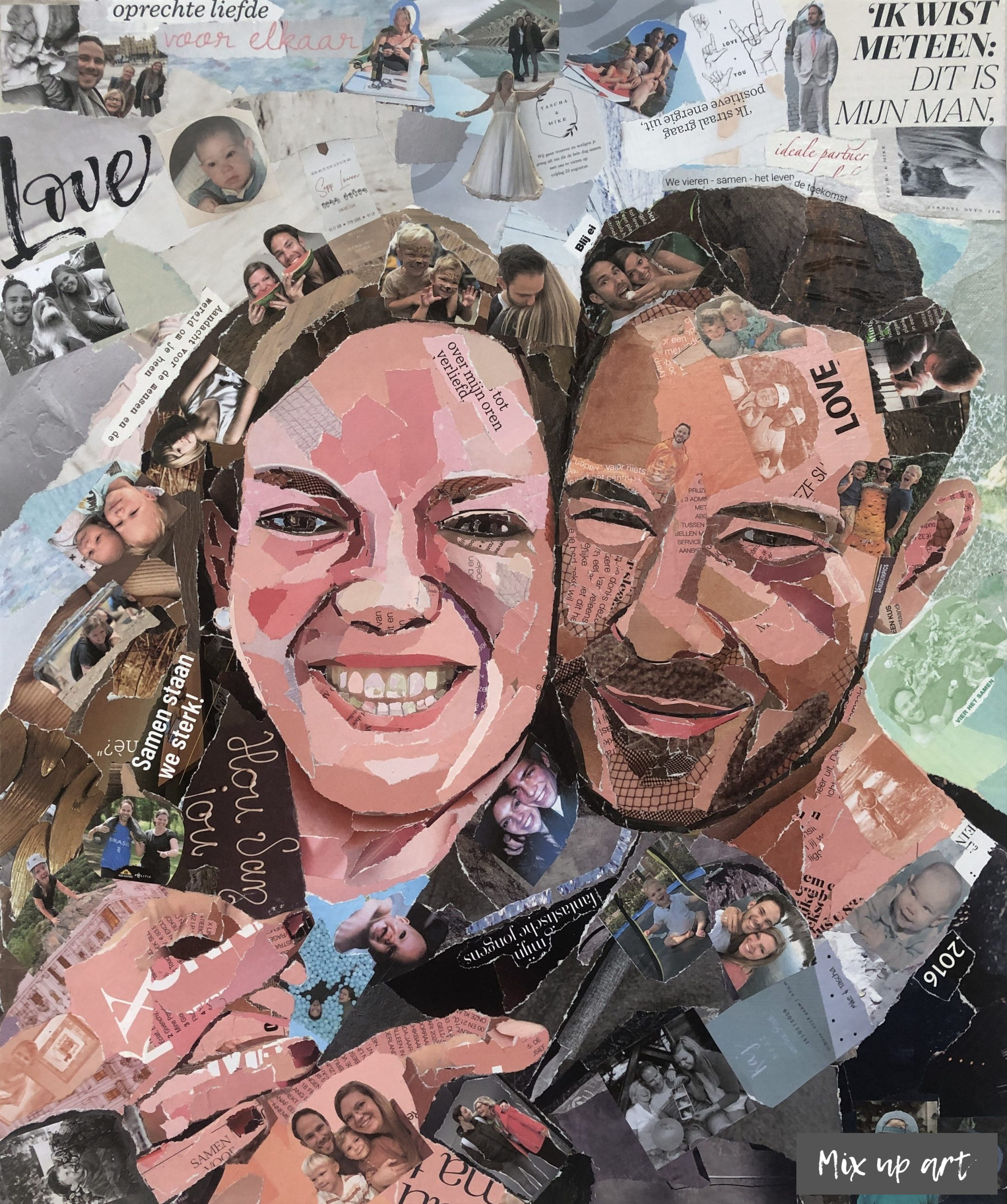 Mike&Tasha Mike&Tasha - In opdracht - Collage (50 x 60)