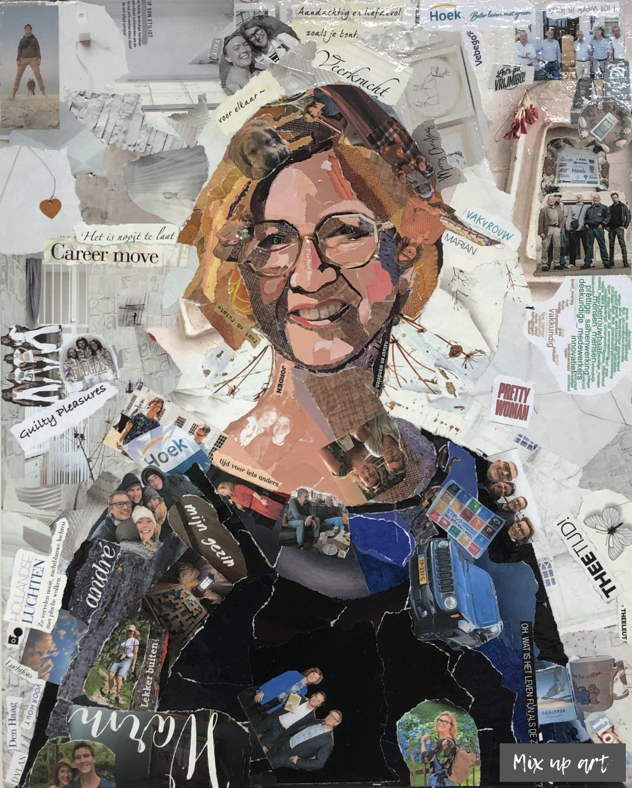 Marian Marian - In opdracht - Collage (50 x 60)
